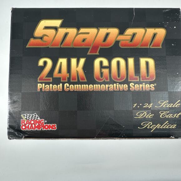 Snap-on 24k Gold Plated Die Cast 1:24 Limited Edition 1998 Never opened - Picture 4 of 11